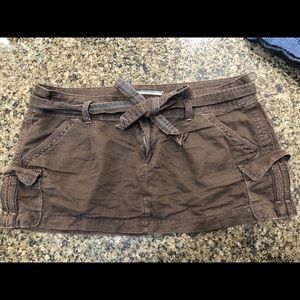 Abercrombie & Fitch Brown Mini Skirt - Sz 10